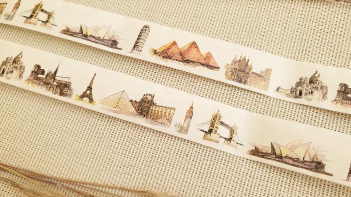 Design Washi Tape Tourist Attractions